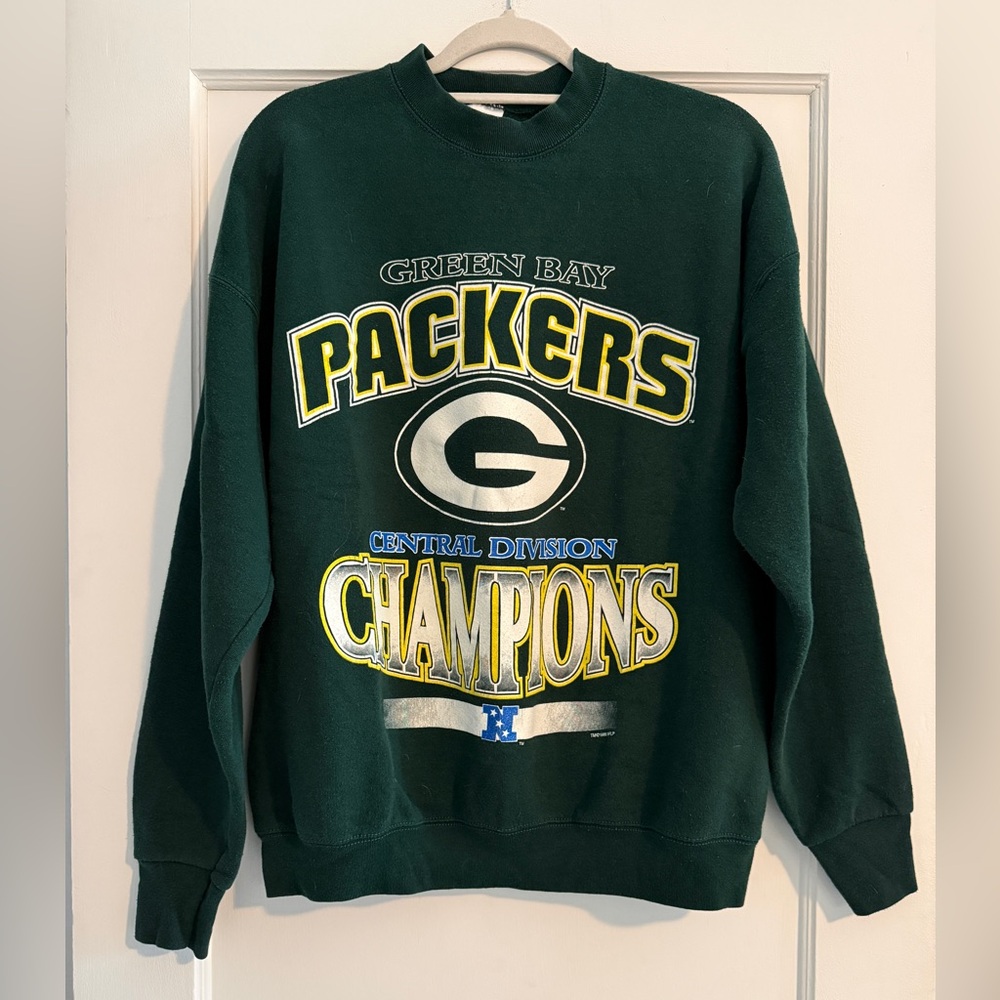 Vintage 1996 Green Bay Packers Central Division Champions Sweatshirt XL